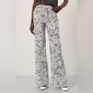 Moschino Jeans Laser Flower Trousers